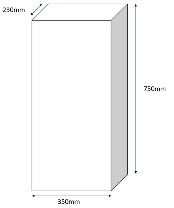 Contentor met�lico para recolha seletiva de 60 L, preto