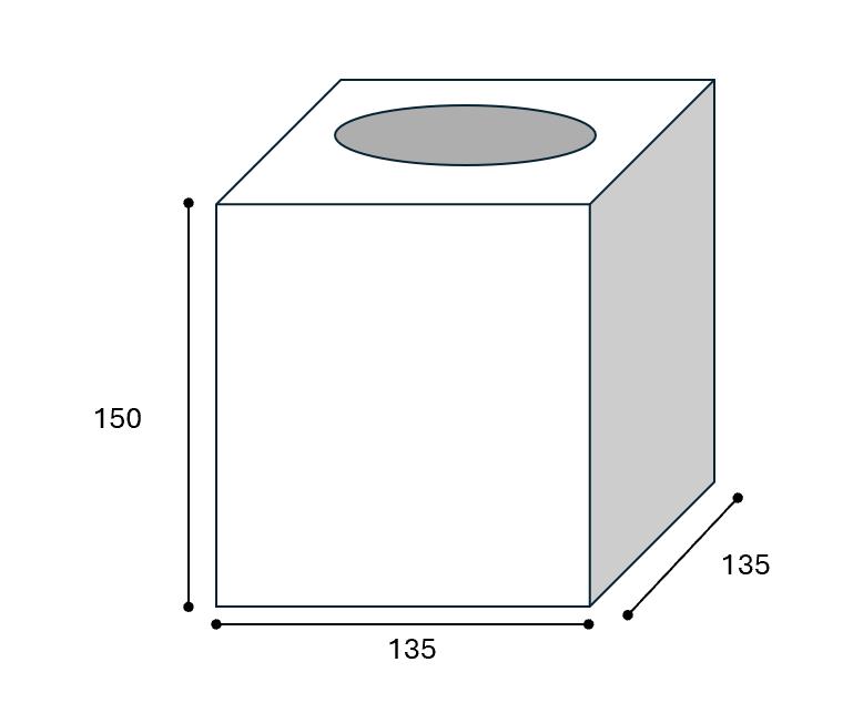 Caixa de len�os quadrada Adesign Anglo