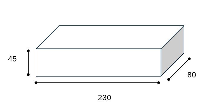Caixa retangular Adesign Anglo
