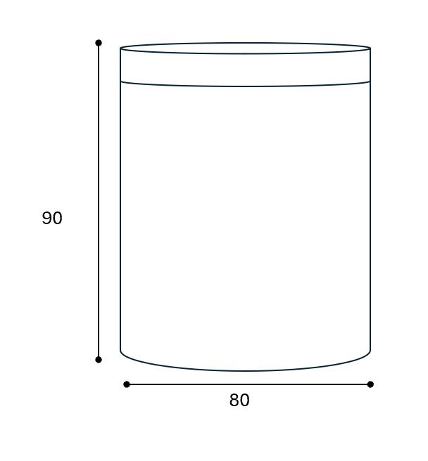 Caixa redonda Adesign Cavern