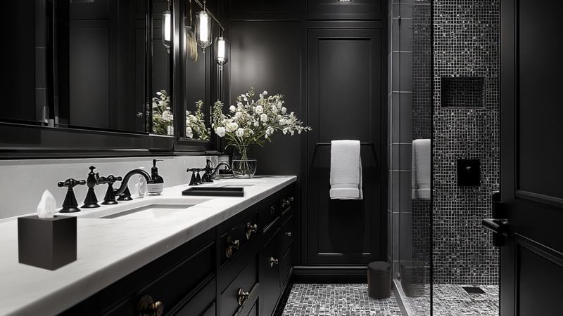 Caixa de len�os quadrada Adesign Gothic