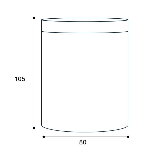 Caixa redonda Adesign Gothic