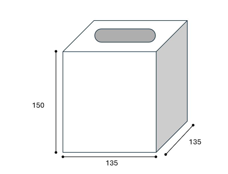 Caixa de len�os Adesign Grandeur