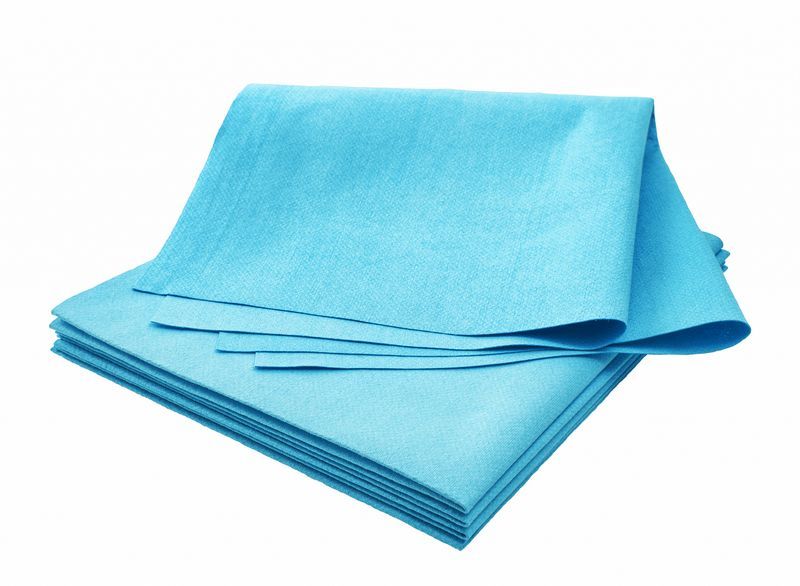 Pano Pro Cristalplus Microfibra para limpeza de vidros azul Pack 5 Und