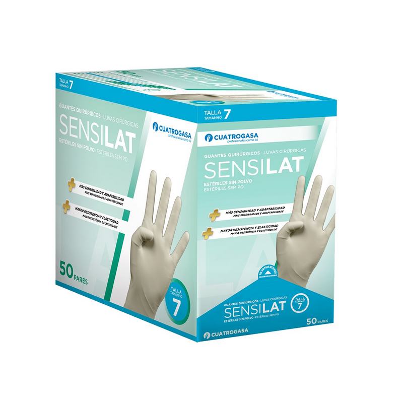 Luvas Cir�rgicas SENSILAT 50 Pares 