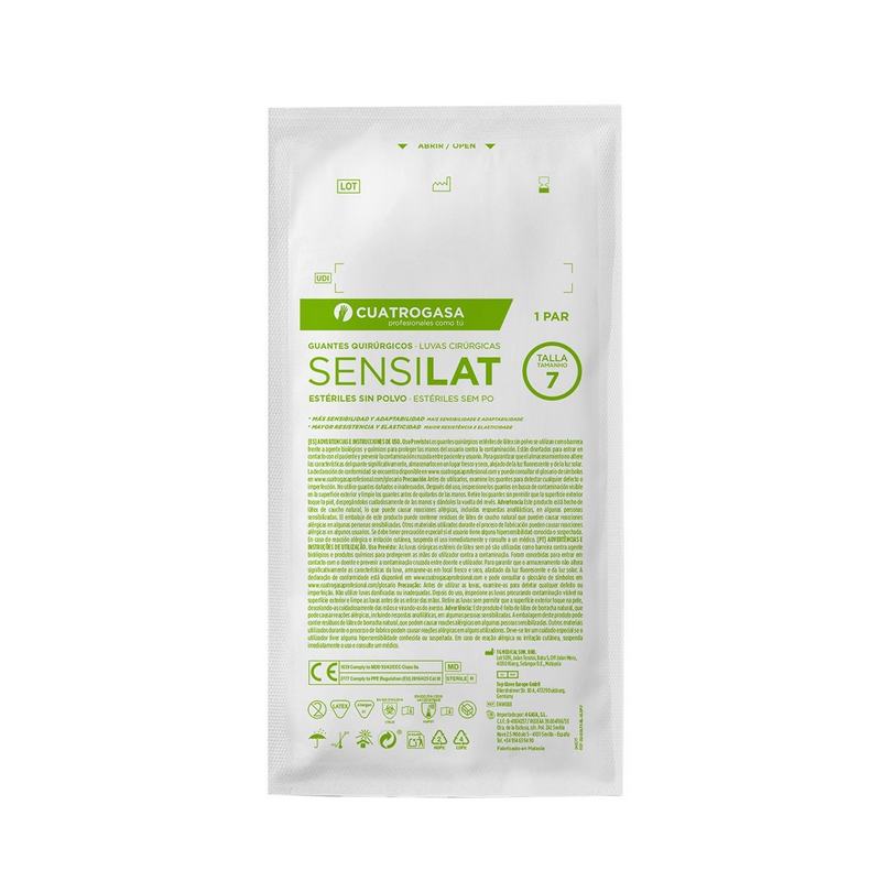 Luvas Cir�rgicas SENSILAT 50 Pares 