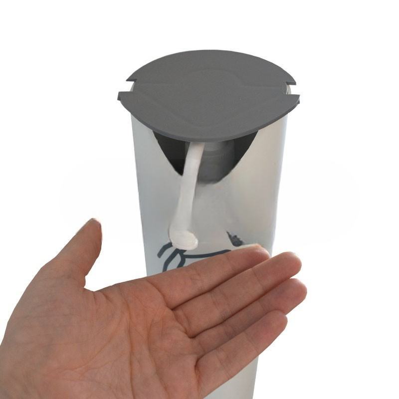 Poste Dispensador anti oxid�vel com Pedal para �lcool Gel