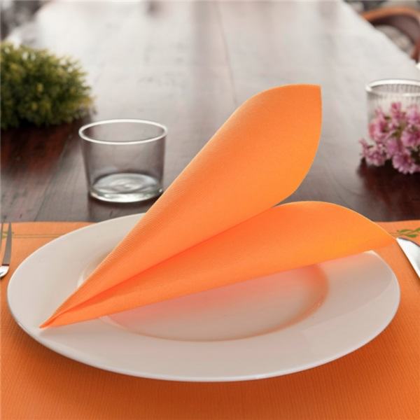 GUARDANAPOS Ponto Por Ponto18 G/M2 40x40 CM LARANJA  TISSUE (1200 UNID.