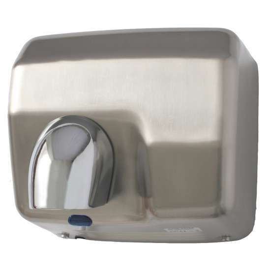 Secador de m�os Ouragan anti-vandalismo autom�tico inox - cetinado com bocal orient�vel 360�.