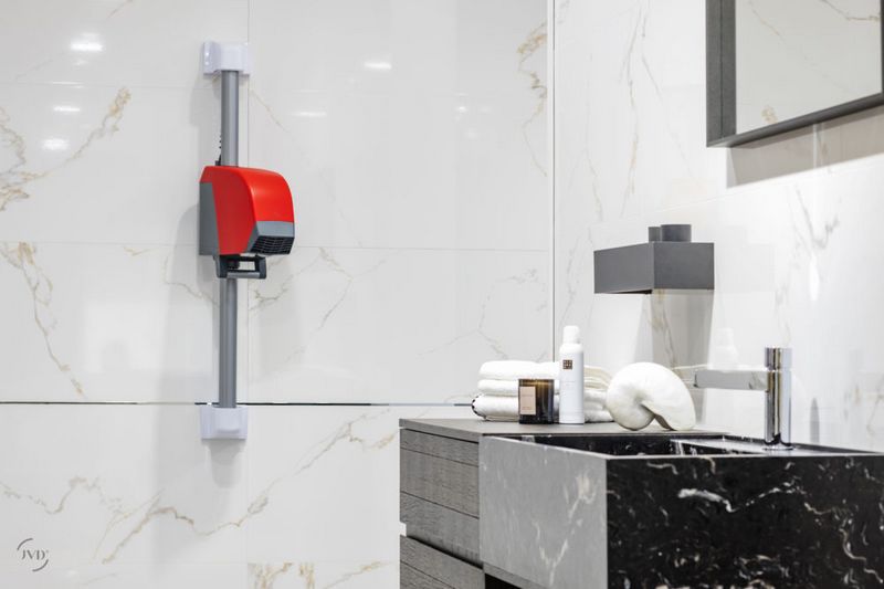 Secador de Cabelo Para Balnerio Alta Resistncia 2000W Vermelho