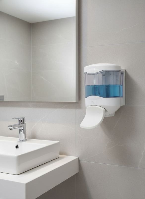 Saboneteira / Doseador de Cotovelo CRYSTAL 450ml