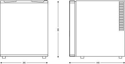 Minibar TA 30 L com porta opaca