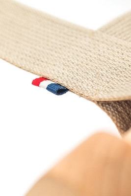 Suporte Mala Madeira Faia Natural Cinta Nylon