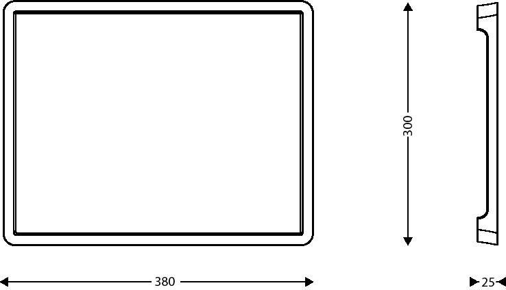 Bandeja / Tabuleiro Stylus em bambu