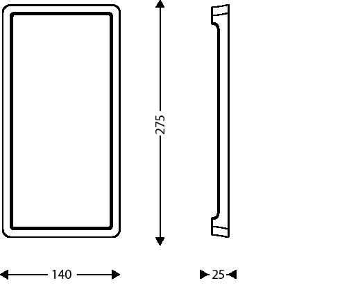 Bandeja / Tabuleiro pequena Stylus em bambu