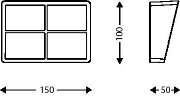 Porta Saquetas / Bolsas Stylus em bambu