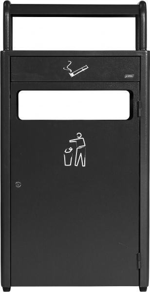 Cinzeiro 5,9 L + Papeleira 43 Lt Cinza Escuro