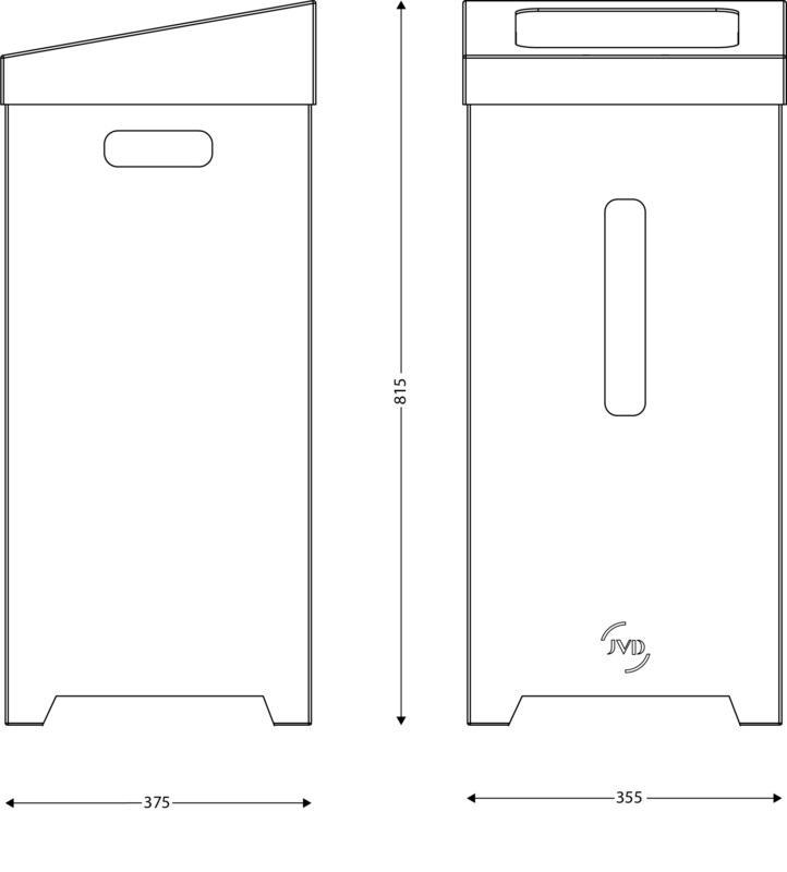 Papeleira de Cart�o para Reciclagem KIT 3  unidades 75 L