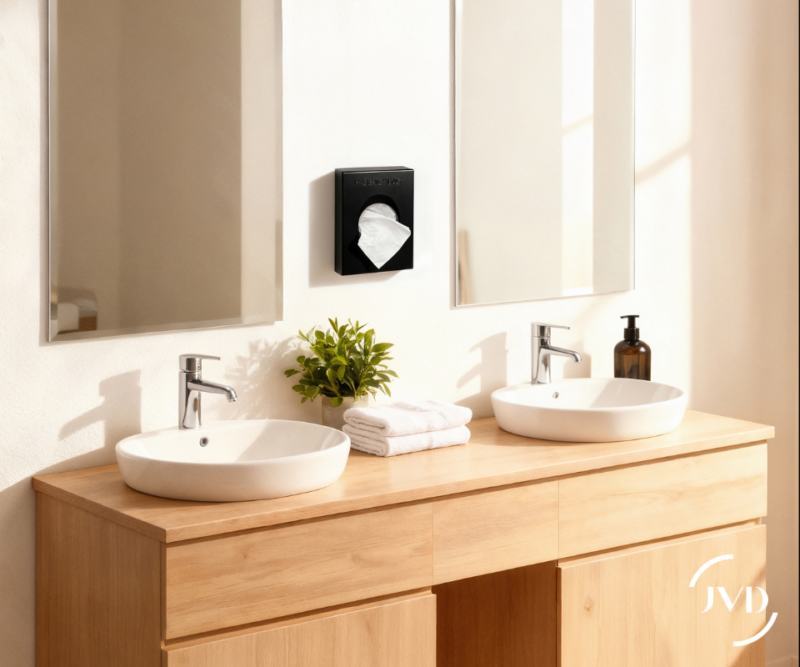 Dispensador de sacos higi�nicos ABS - Preto Mate SANIBOX