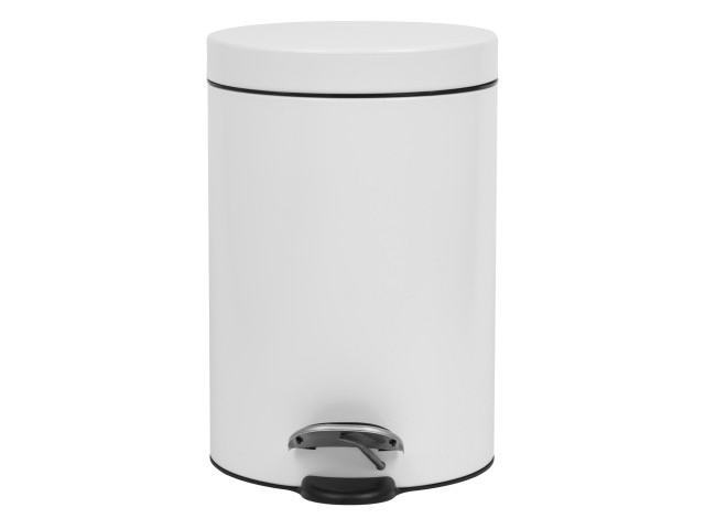 Papeleira branca com Pedal 3 Lt