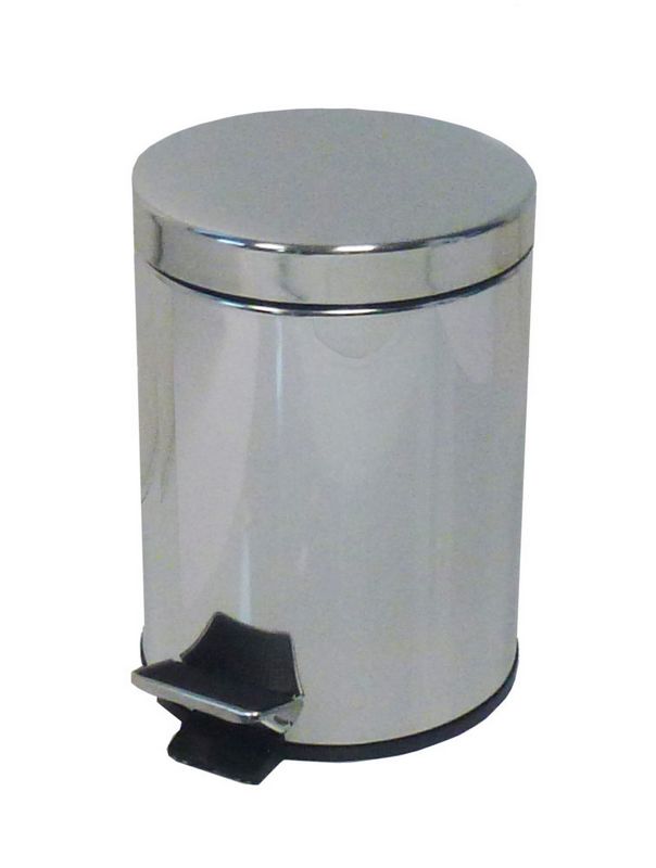 Papeleira com Pedal 3 Lt INOX