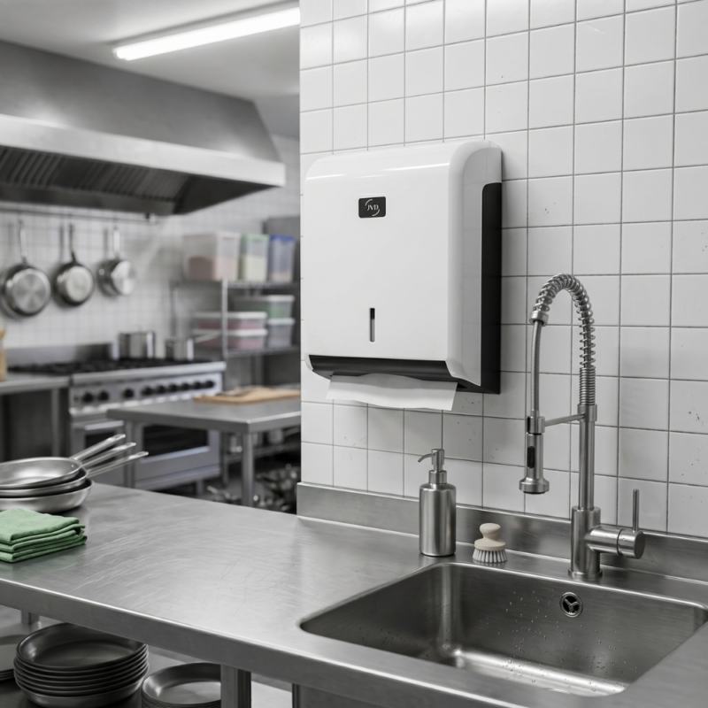 Dispensador de toalhas de m�o Cleanline branco