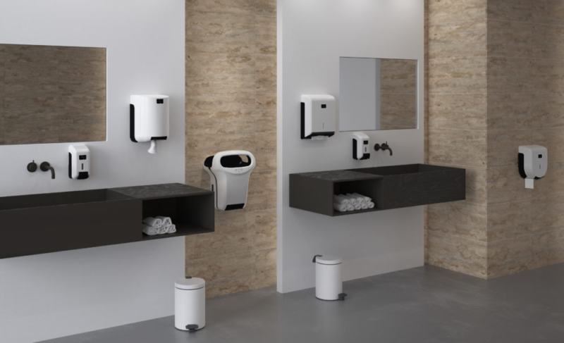  Dispensador De Papel Higi�nico Mixto Maxi ABS Branco 