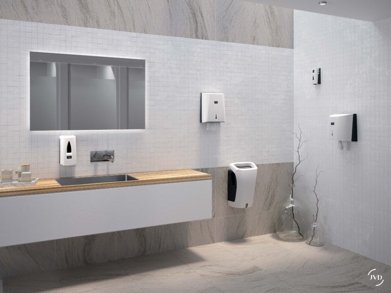 Dispensador de papel higi�nico Yaliss MixteMini branco