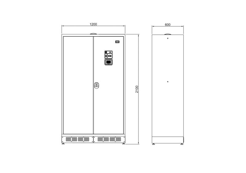 Arm�rio de secagem SANIbox 1200 - A�o