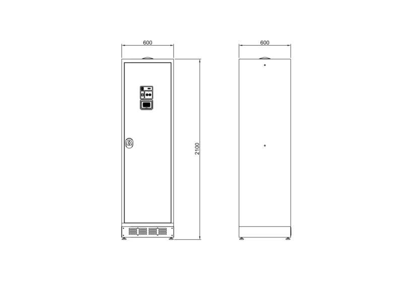 Arm�rio SANIbox 600 - A�o