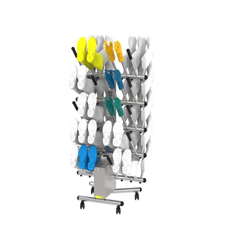 Secador de botas HYGIfeet-30 pares - dupla face - a�o inoxid�vel 304L