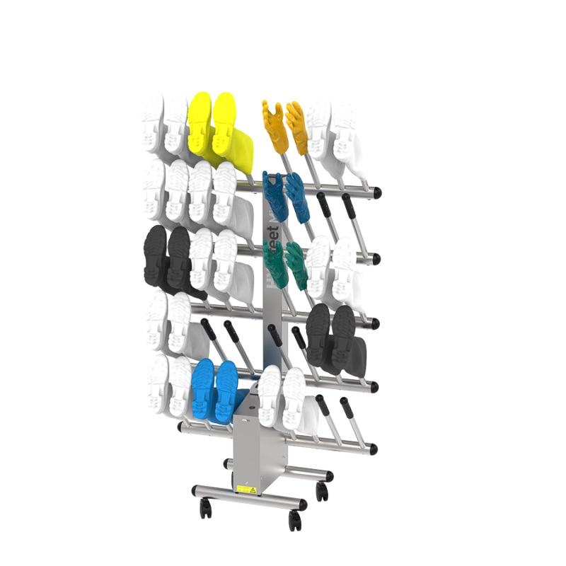 Secador de botas HYGIfeet 20p S/C em a�o inoxid�vel 304L