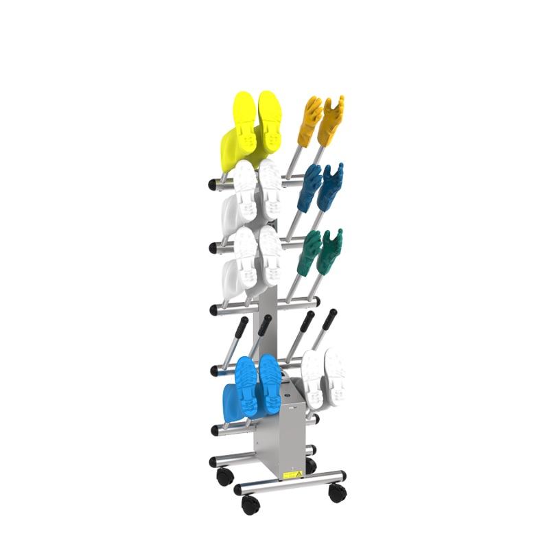 Secador de botas HYGIfeet, 10 unidades, em a�o inoxid�vel 304L